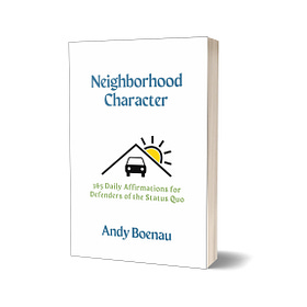 Here's your free copy of NEIGHBORHOOD CHARACTER