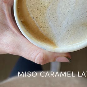 recipe | miso caramel latte