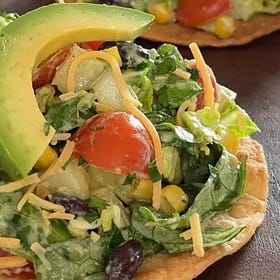 Southwestern Salad Tostada
