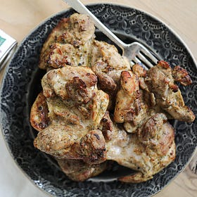 Dill Chicken Thighs (Air Fryer, Oven, or Grill)