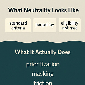 Seemingly Neutral Systems
