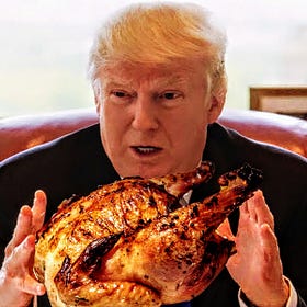 Trump Gets Entire Cornish Game Hen Lodged In Throat