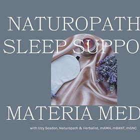 Masterclass: Naturopathic Approaches to Sleep