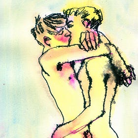Mark Karl Hughes and his erotic visions. Has a unique style. 