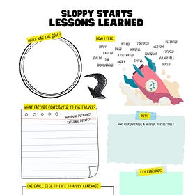 Lessons Learned Worksheet: Sloppy Starts Part 4