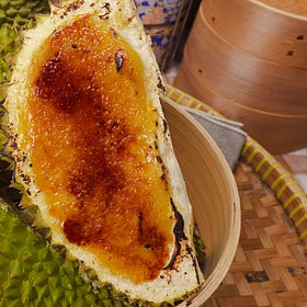 when life gives you durians, make Durian Créme Brûlée!