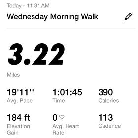 January 31 - 3.22 miles