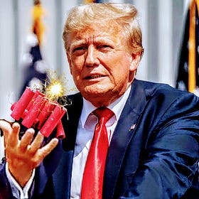 Trump Accidentally Swallows Handful Of Lit M-80's 