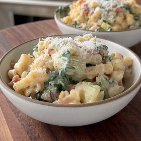 Creamy Bacon & Greens Ditalini