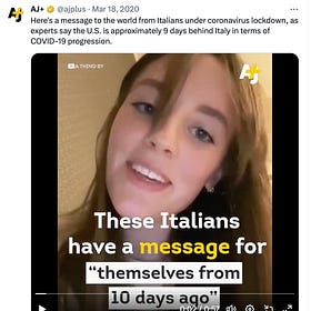 "A Message to the World from Italians Under Coronavirus Lockdowns"
