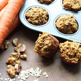 Banana Carrot Date Muffins