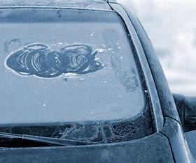 Reason 33: Scraping off my car at the train station