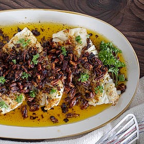 Pecan Brown Butter Cod