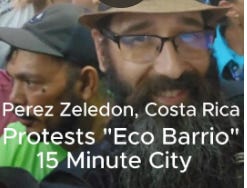 Costa Rica, Perez Zeledon Defeats UN 15 Minute City April 4, 2024 With Huge Protest & Legal Actions. Special Forces Advises Mayor Not To Hold The Public Hearing & The Vote Was Never Had!