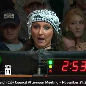 Pro-Palestinian speakers dominate Raleigh City Council meeting