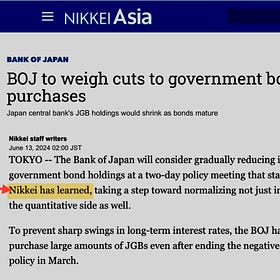 Thoughts and commentary heading into June Bank of Japan