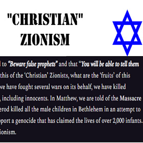"Christian" Zionism