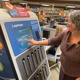 Sebastopol Library gets a laptop kiosk 