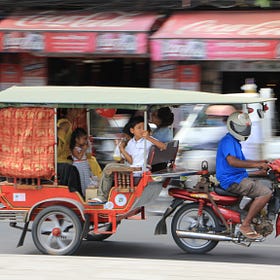 Tuk Tuk Riding in Phnom Penh
