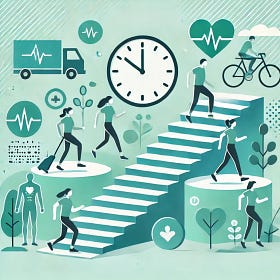 Los beneficios de usar las escaleras