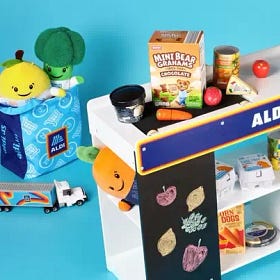 Aldi's new toy drop, with a mini store shopping cart, has fans obsessed 🛒