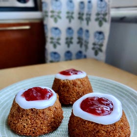 Runeberg Torte (Boozy Almond and Cookie Cakes)