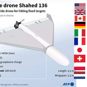 Who is serving putin? Europe, USA, Canada, Japan: vendita di pezzi per droni iraniani utilizzati dal Cremlino
