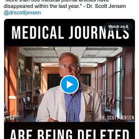 Medical Journals Are Being Deleted - Dr. Scott Jensen