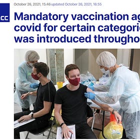 To deny Russia adopted coercive COVID vaccination is to deny reality