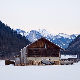 The Story Behind The Image: “The Classic (Modern) Swiss Farm Scene”.