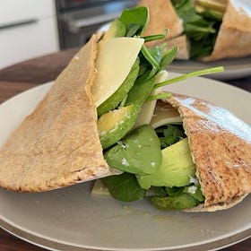 Mom & Dad’s Toasted Veggie Pita