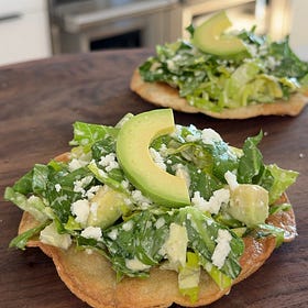 Avocado Caesar Tostadas