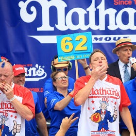 Competitive Eaters Experience Diminishing Returns, Too!
