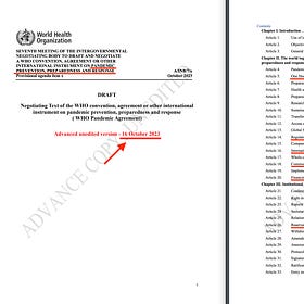 The Pandemic Treaty - Oct 2023