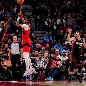 What's Been Heating Up: The Paint was wide open against the Raptors