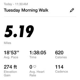 January 30 - 5.19 miles