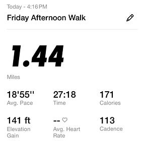 January 19 - 1.44 miles