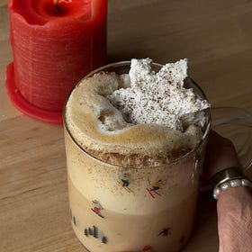 Cardamom Latte with Homemade Salted Cardamom Marshmallows