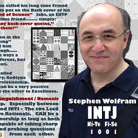 Stephen Wolfram’s discoveries perfectly match the patterns of Human Cognition (Godtype)