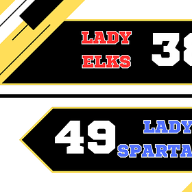 Lady Spartans beat Lady Elks 49-38