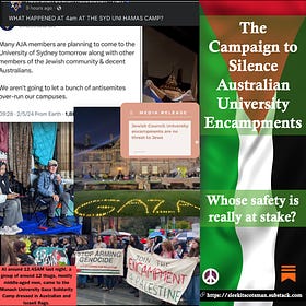 The campaign to silence Australian University encampments