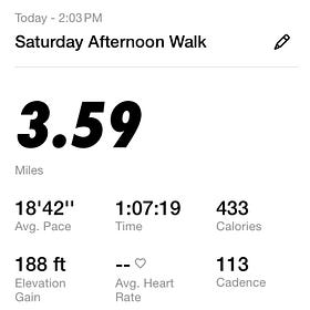 January 6 - 3.59 miles