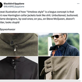Timeless Style is a lie