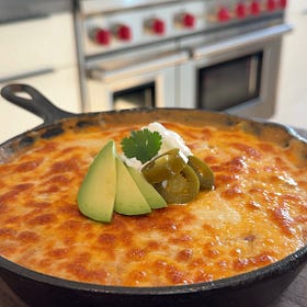 The Best Cheesy Bean Dip