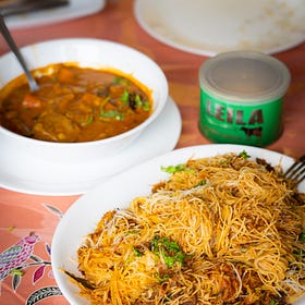 Who’da thought I'd find racial harmony in this Mee Siam Biryani??