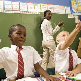 Edu 14. Scathing reports of increased school budgets and FLAT, immovable performance.
