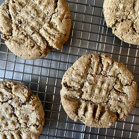 Salted Pistachio Cookies (v, gf)