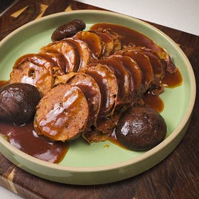 Vegetarian braised 'duck' 