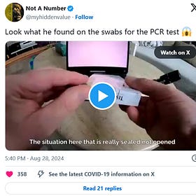 DISGUSTING! Look What Was Found on the Swabs for the PCR Test