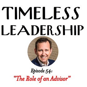 Episode 54: The Role of an Advisor